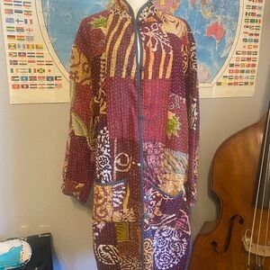 Patchwork Women's Jacket - Multicolor